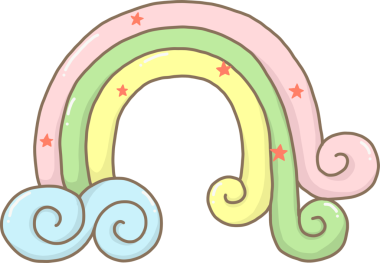 Çocuk için çizilmiş bir çizgi film.