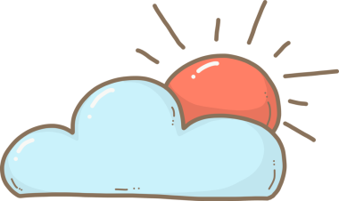 Çocuk için çizilmiş bir çizgi film.