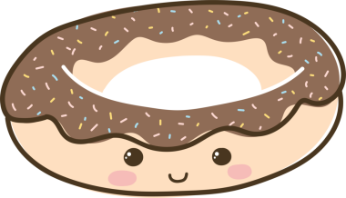 Elle çizilmiş tatlı çizgi filmi şirin