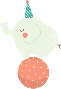 Çocuk için sevimli çizgi film.