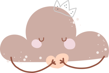 Çocuk için sevimli çizgi film.