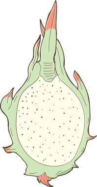 karikatür sebze ve meyveler