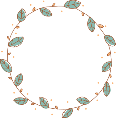 El çizimi Çiçek çelengi karalama