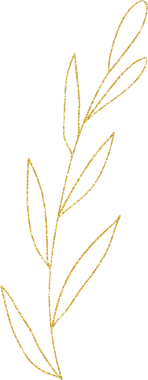 Altın parıltılı çiçek ve yaprak