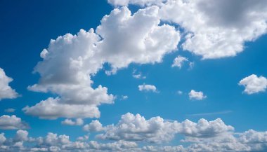 Bulutlu güzel gökyüzü