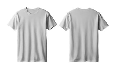 Boş beyaz tişört şablonu. 3d illüstrasyon