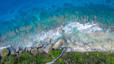 Küçük Liuqiu 'nun hava manzarası.