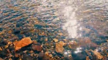 Denizin soyut arkaplanı