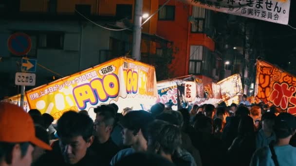 Die Menschenmenge Auf Dem Markt — Stockvideo