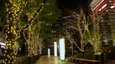 New York şehrinin gece manzarası