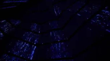 Işık efektli soyut fraktal arkaplan