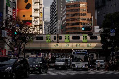 Tren istasyonu Tokyo, Japonya