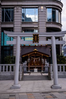 Tokyo, Japonya, Aralık 2018 - Tokyo Japonya - Tokyo, Japonya 'da seyahat ve eğlence. Tokyo şehri, Japonya.