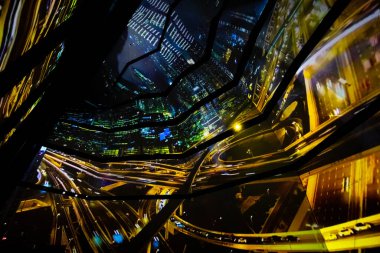 Fütürist teknolojinin soyut arka planı