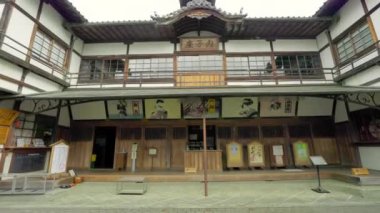 Kyoto, Japonya 'daki geleneksel Japon binası.