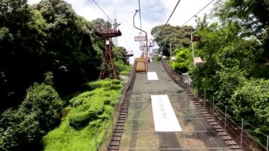 Ormandaki teleferik.