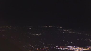 İsrail 'in başkentinin gece manzarası