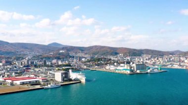 osaka şehrindeki güzel manzara ve mimari