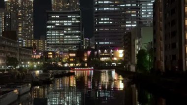 New York şehrinin gece manzarası