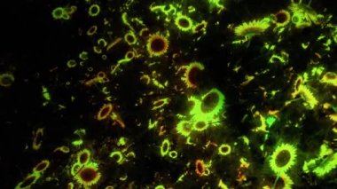 soyut dijital fraktal tasarım arka planı