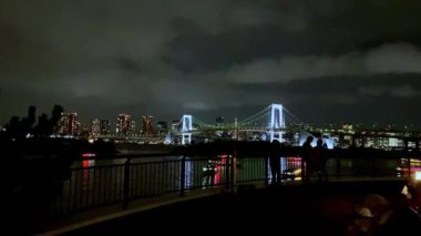 New York şehrinin gece manzarası