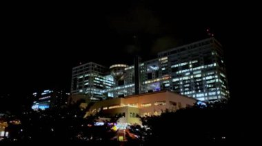 New York şehrinin gece manzarası