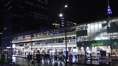 New York şehrinin gece manzarası