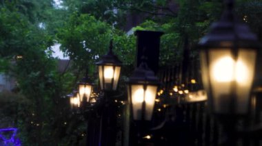 New York şehrinin gece manzarası