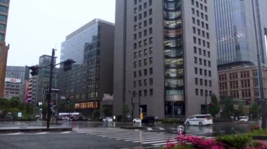 Tokyo, Japonya - Kasım 20, Kasım 0, 2 0 18: Tokyo iş binası ve gökdelenler