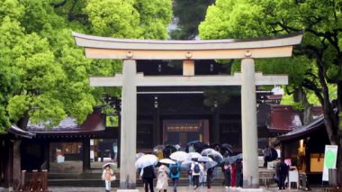 Tokyo 'daki Japon tapınağı.