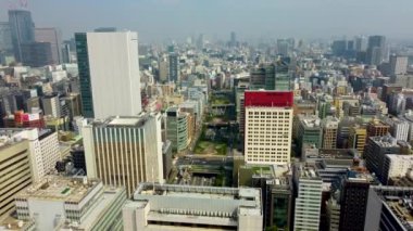 Tokyo kulesinin manzarası.