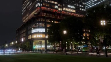 New York şehrinin gece manzarası