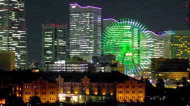 Tokyo Skyline geceleri, Japonya
