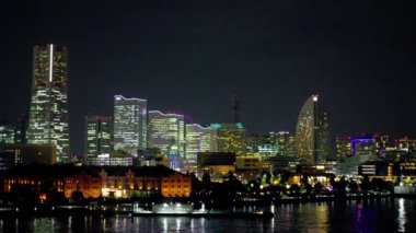 Hong Kong şehrinin manzarası