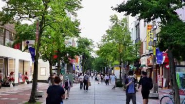 İnsanlar street yürüyüş