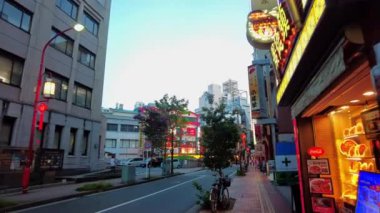 Çin 'in sokak manzarası, Haichang, Hainan, 23. 2019.