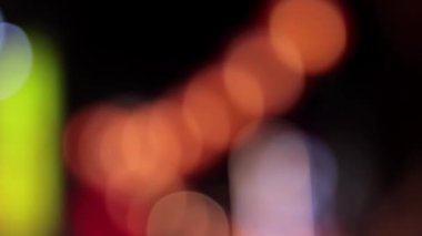 Bokeh ışıklarının soyut arkaplanı