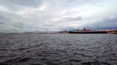 Güzel deniz manzarası, doğa arka planı