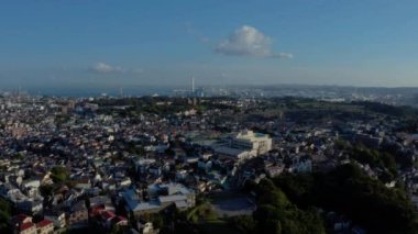 İspanya 'nın Barselona şehrinin hava manzarası