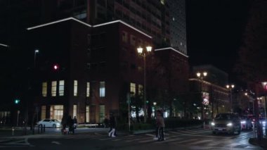 New York şehrinin gece manzarası