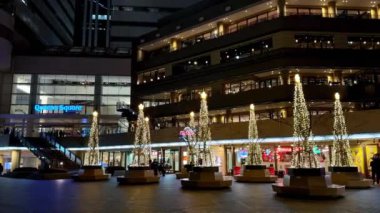 Yılbaşı gecesi şehrin yeni yıl manzarası