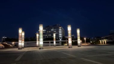 Tokyo gece manzarası Japonya 'da