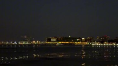 İsrail 'in başkentinin gece manzarası