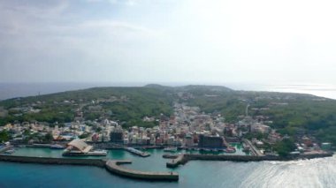 Tayland 'ın güneyindeki phuket şehrinin havadan görünüşü