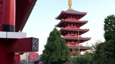 Tayland şehrinin tapınağı.