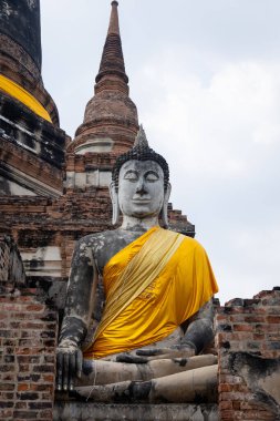 Buda tapınağı, Sukhothai 'de Sukhothai' de, Tayland 'da Sukhothai şehrinde..