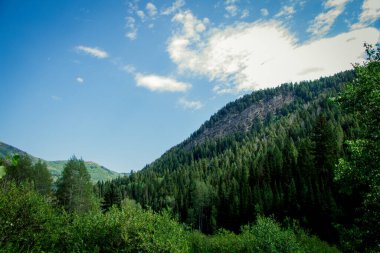 Dağlardaki dağ manzarası