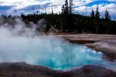 Kaplıca Yellowstone Milli Parkı, Wyoming, ABD