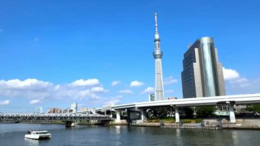 Tokyo, Japonya - Haziran 7, 20 0 17: Tokyo Kulesi Japonya 'da