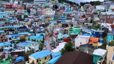 İspanya 'nın Barselona şehrinin hava manzarası